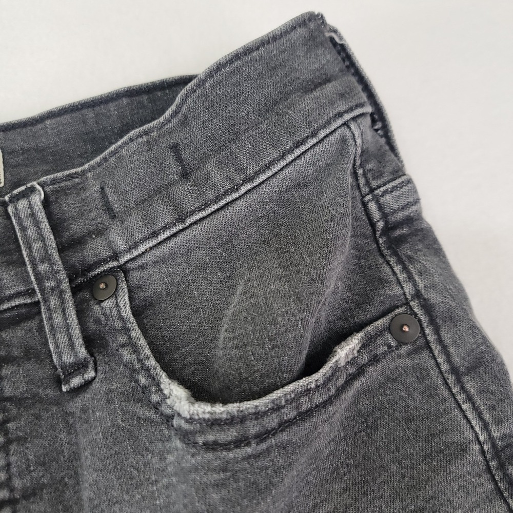 Madewell The Perfect Vintage Crop Jeans Womens High Rise Black Wash Denim Sz 27 - Picture 9 of 16